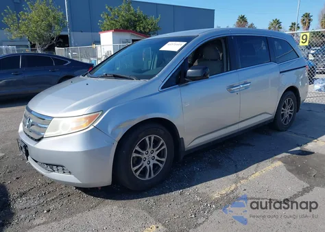 2011 Honda Odyssey Ex из США, поврежденный, VIN 5FNRL5H43BB085004